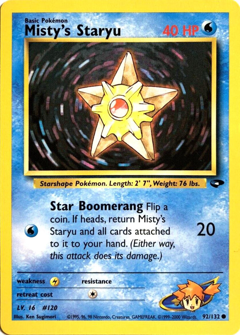 Misty's Staryu #092 Gym Challenge (EN)