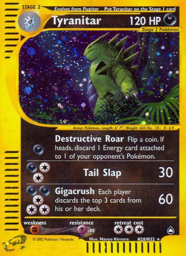 Tyranitar #H28 Aquapolis (EN)