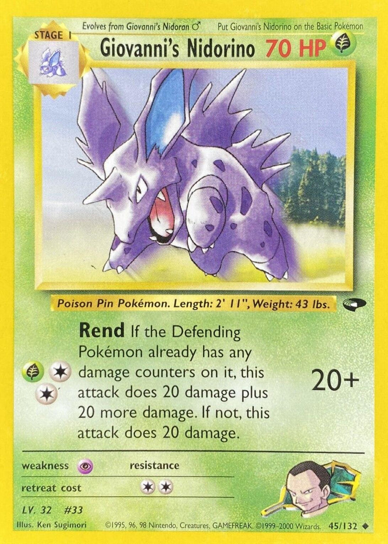 Giovanni's Nidorino #045 Gym Challenge (EN)