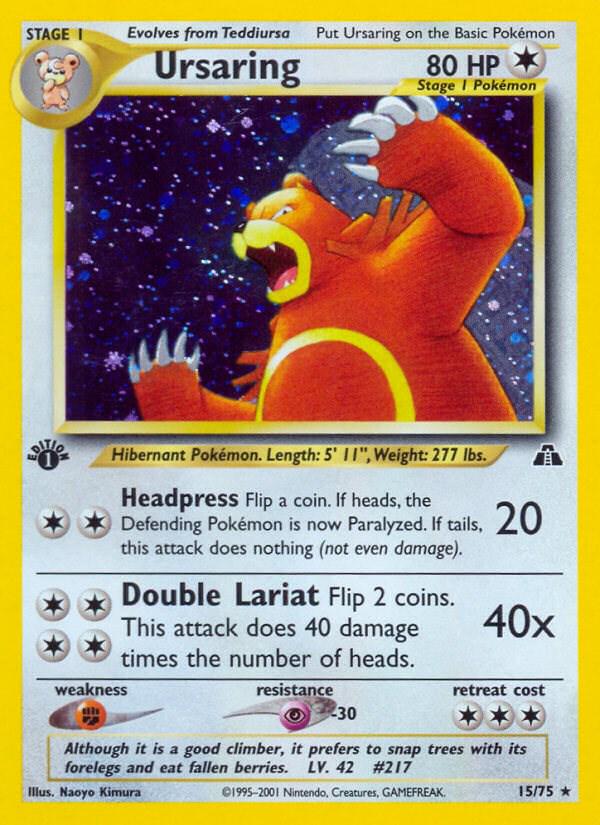 Ursaring #015 Neo Discovery 1st Ed (EN)