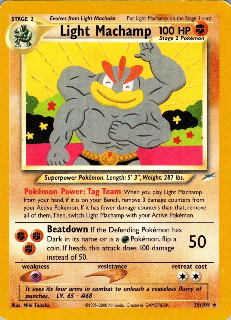 Light Machamp #025 Neo Destiny (EN)