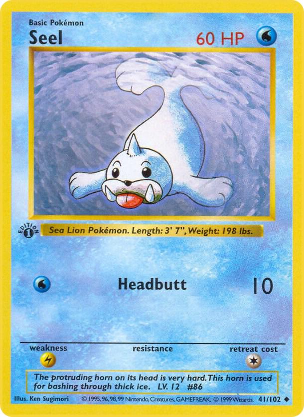 Seel #041 Base Set Shadowless (EN)
