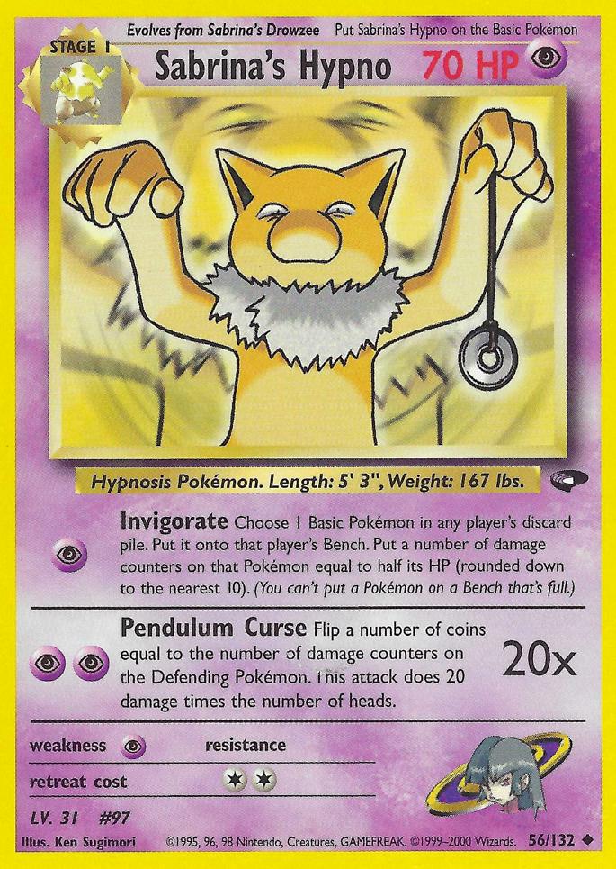 Sabrina's Hypno #056 Gym Challenge (EN)