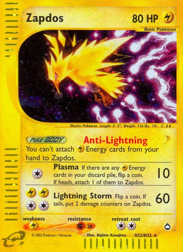 Zapdos #H32 Aquapolis (EN)