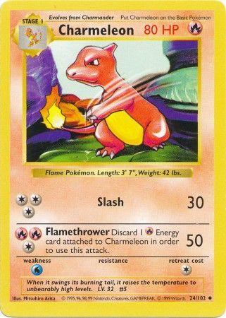 Charmeleon [Shadowless] #024 Base Set (EN)