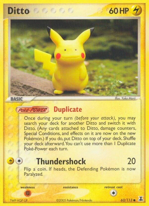 Ditto (Pikachu) #063 Delta Species (EN)