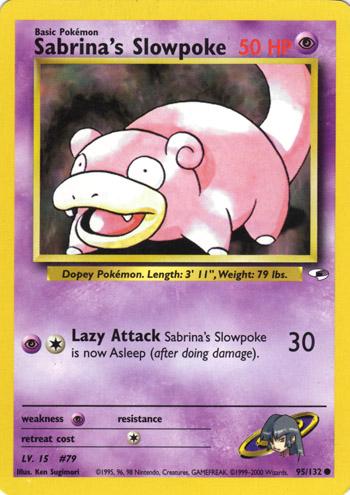 Sabrina's Slowpoke #095 Gym Heroes (EN)