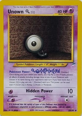 Unown Q #059 Neo Destiny (EN)