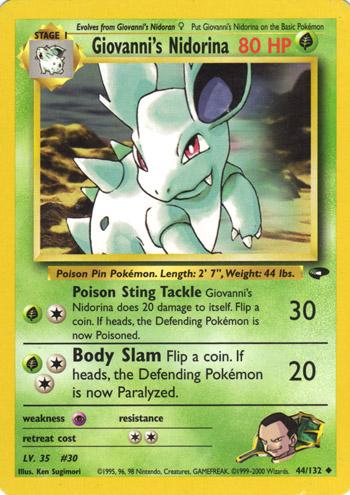 Giovanni's Nidorina #044 Gym Challenge (EN)