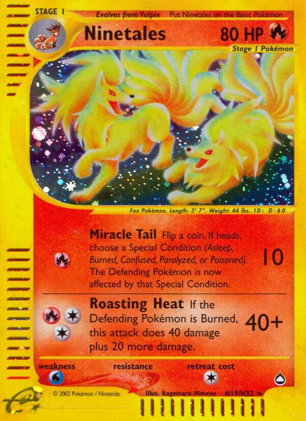 Ninetales #H19 Aquapolis (EN)