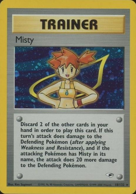 Misty #018 Gym Heroes (EN)