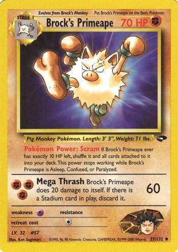 Brock's Primeape #035 Gym Challenge (EN)