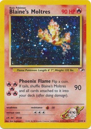 Blaine's Moltres #001 Gym Heroes (EN)