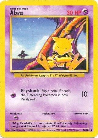 Abra #043 Base Set (ES)