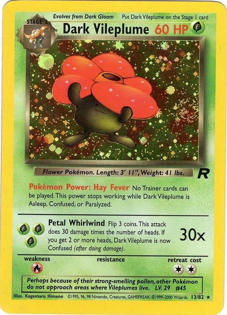 Dark Vileplume #013 Team Rocket (EN)