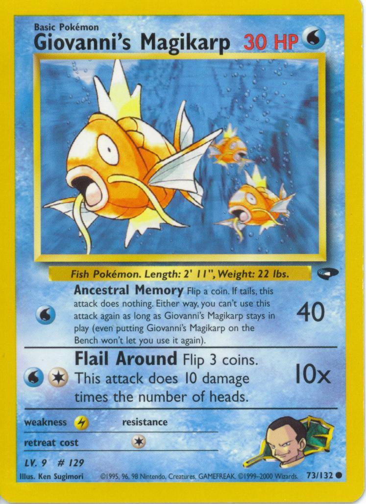 Giovanni's Magikarp #073 Gym Challenge (EN)