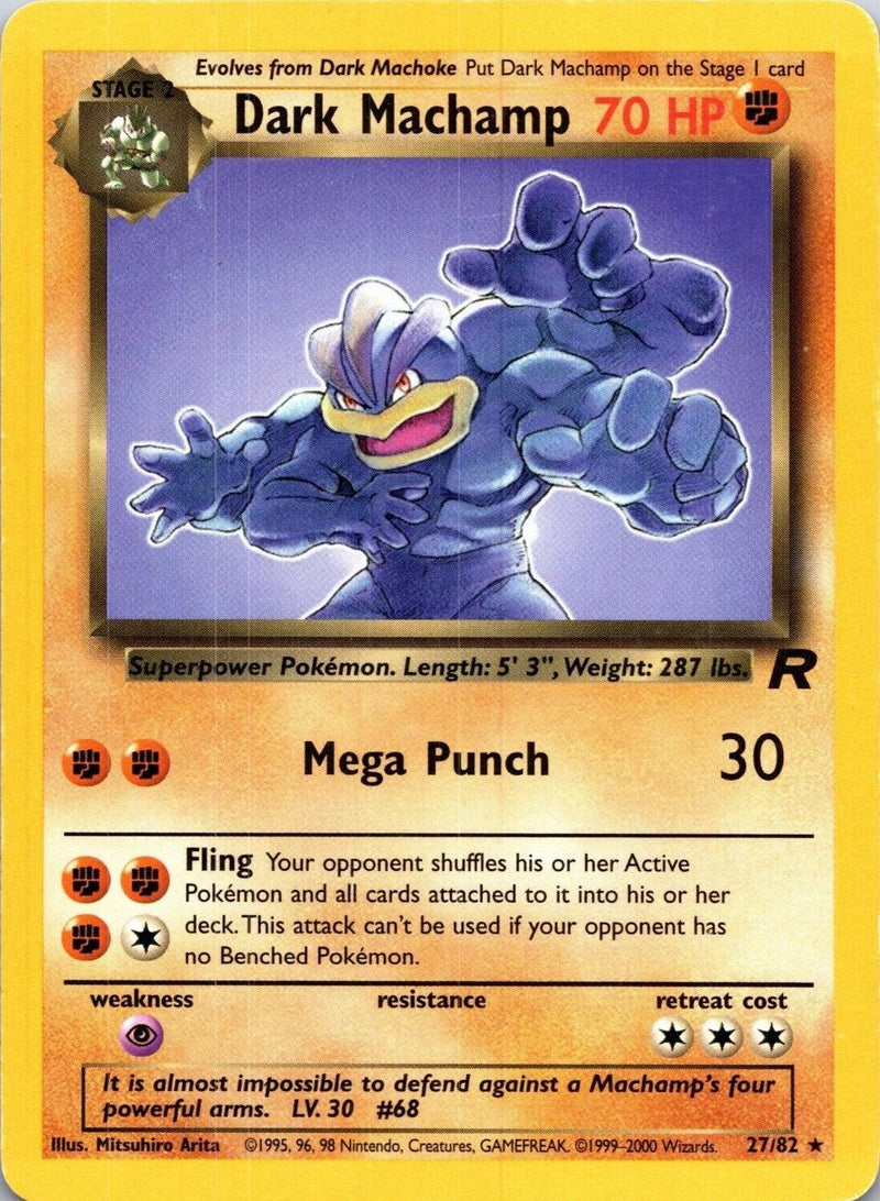 Dark Machamp #027 Team Rocket (EN)