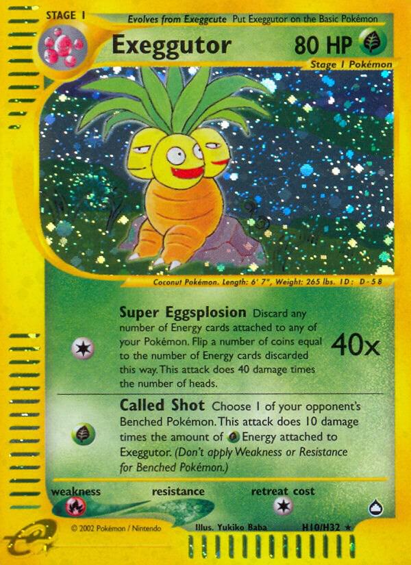 Exeggutor #H10 Aquapolis (EN)