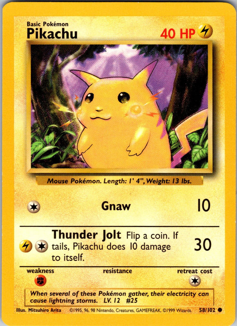 Pikachu #058 Base Set (EN)