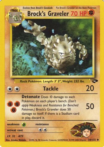 Brock's Graveler #034 Gym Challenge (EN)