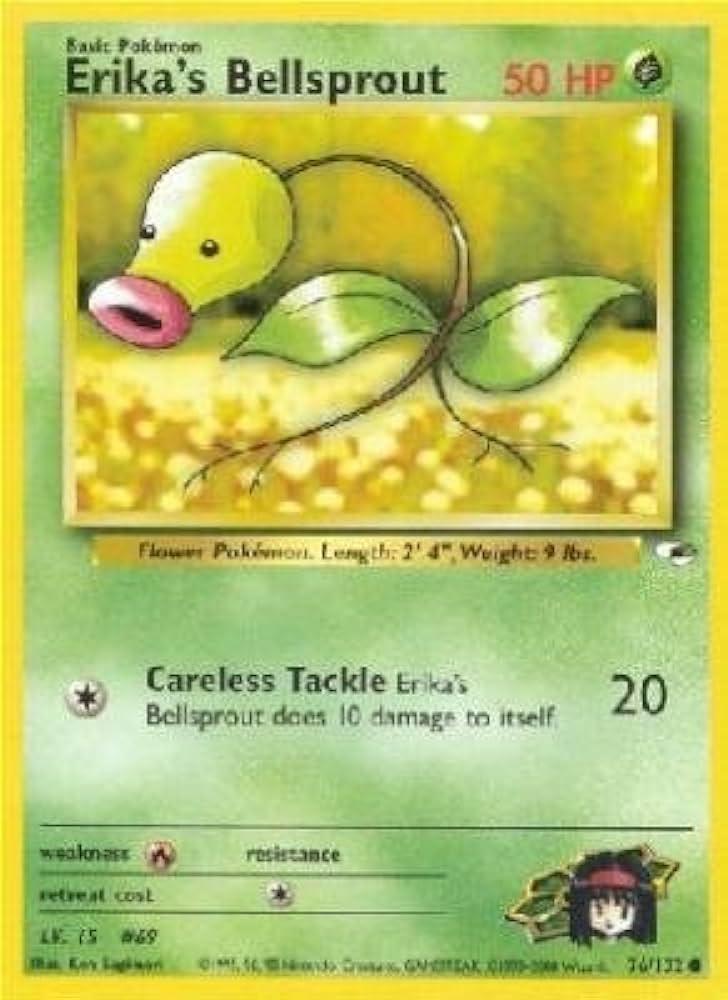 Erika's Bellsprout #076 Gym Heroes (EN)