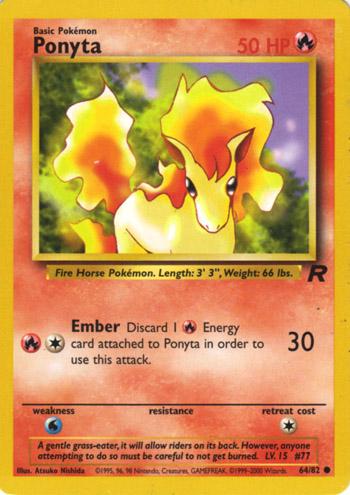 Ponyta #064 Team Rocket (EN)