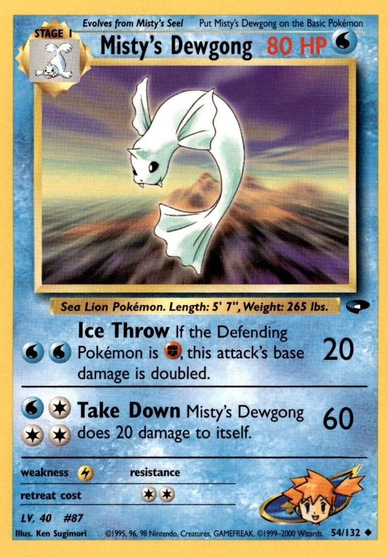 Misty's Dewgong #054 Gym Challenge (EN)