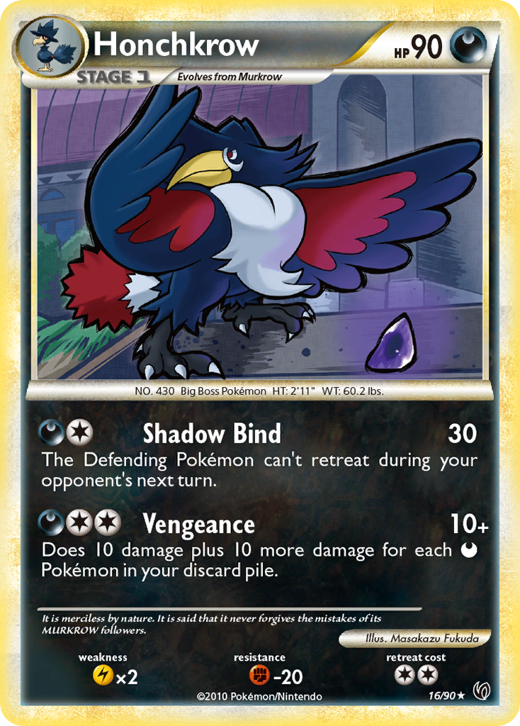 Honchkrow #016 Undaunted (EN)