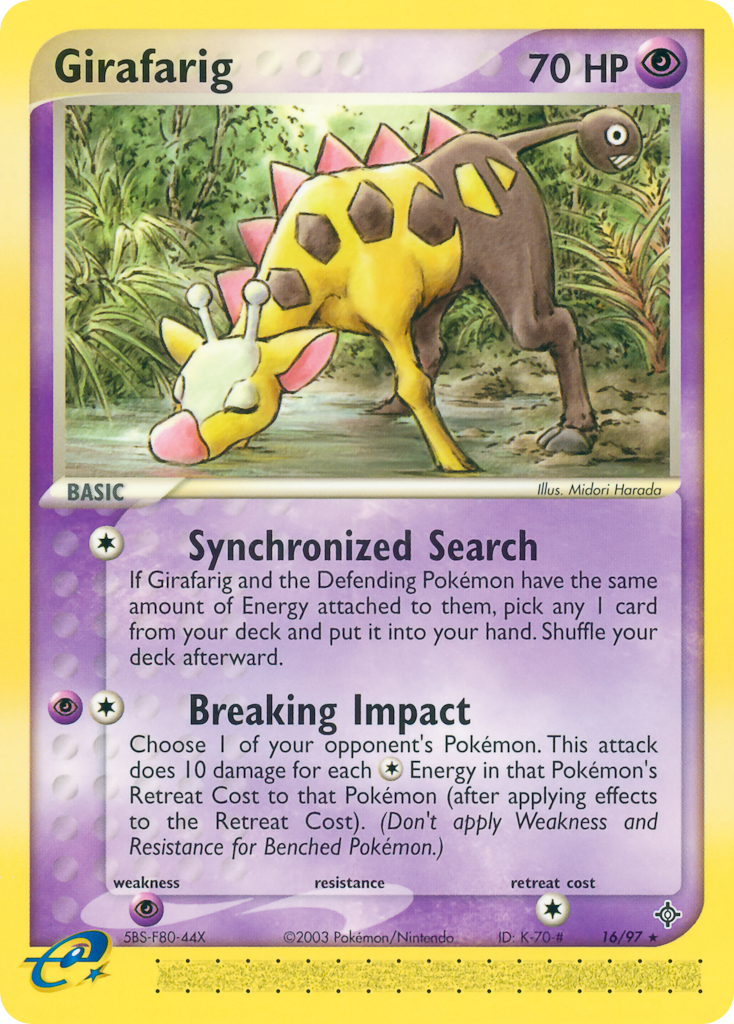 Girafarig #016 Dragon (EN)