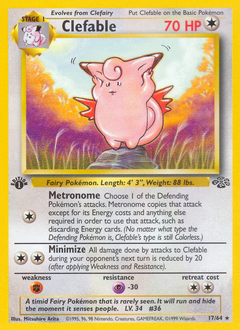 Clefable #017 Jungle 1st Ed (ES)