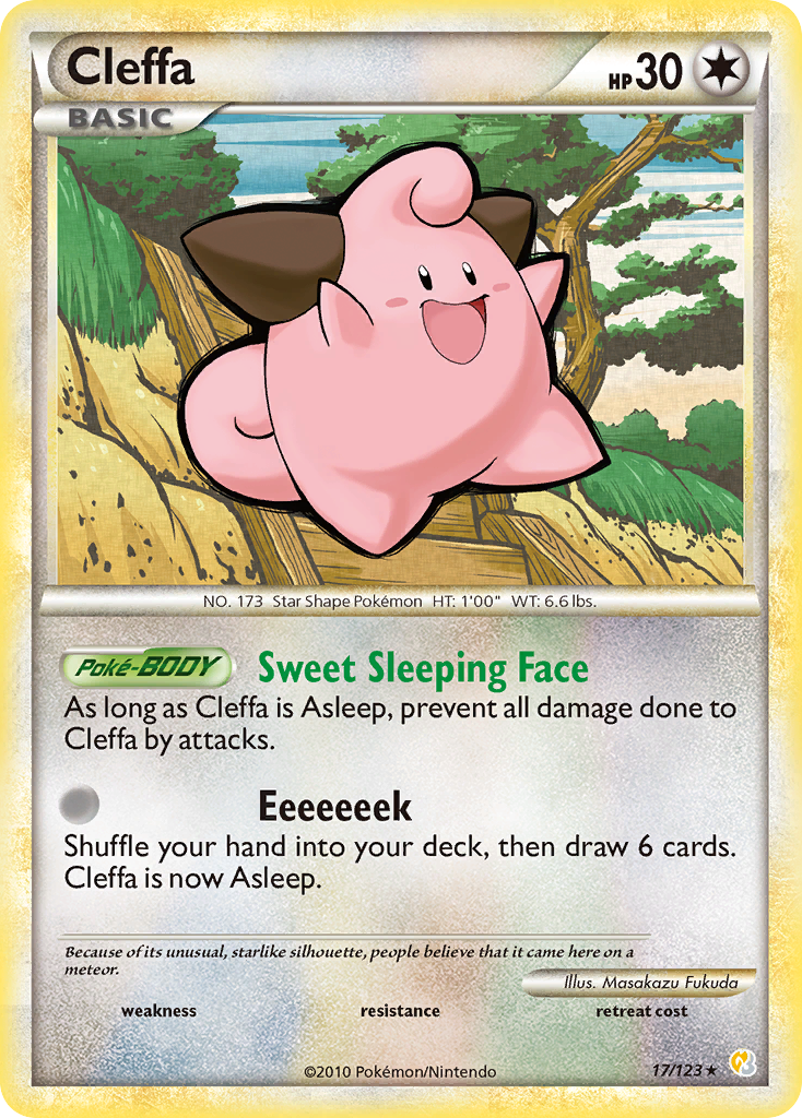 Cleffa #017 HeartGold & SoulSilver (EN)