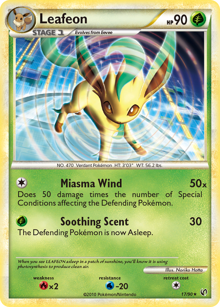 Leafeon #017 Undaunted (EN)