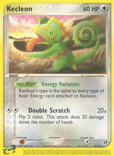 Kecleon #018 Sandstorm (EN)