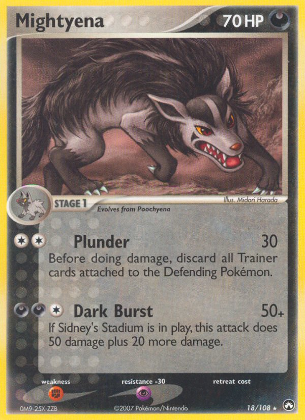 Mightyena #018 Power Keepers (EN)