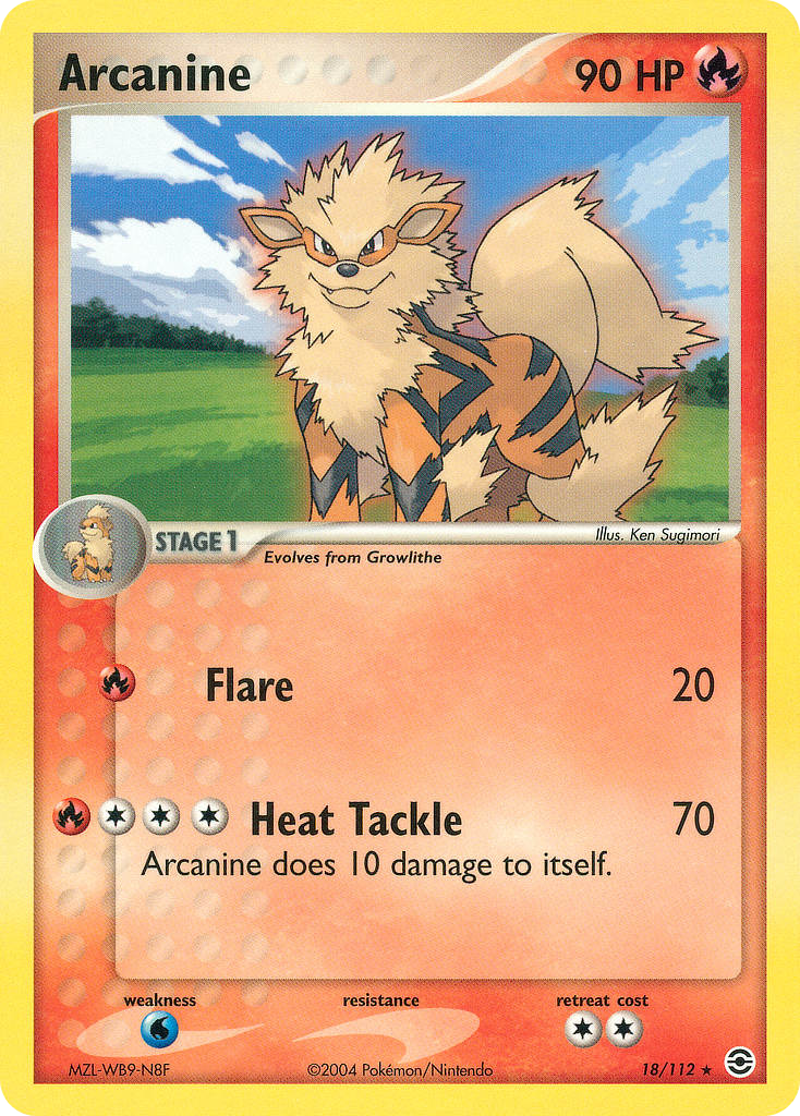 Arcanine #018 FireRed & LeafGreen (EN)