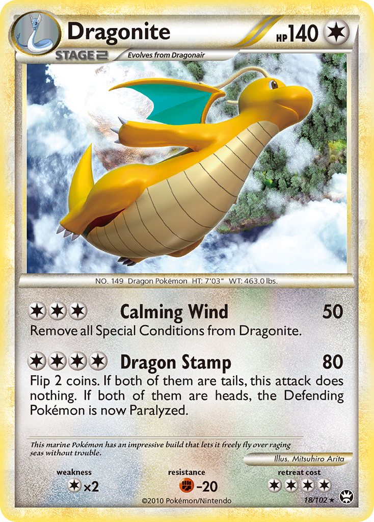 Dragonite #018 Triumphant (EN)