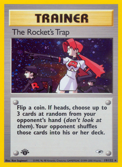 The Rocket's Trap (1st) #019 Gym Heroes 1st Ed (EN)