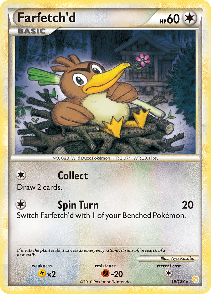 Farfetch'd #019 HeartGold & SoulSilver (EN)