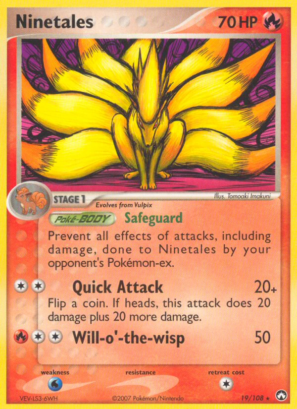 Ninetales #019 Power Keepers (EN)