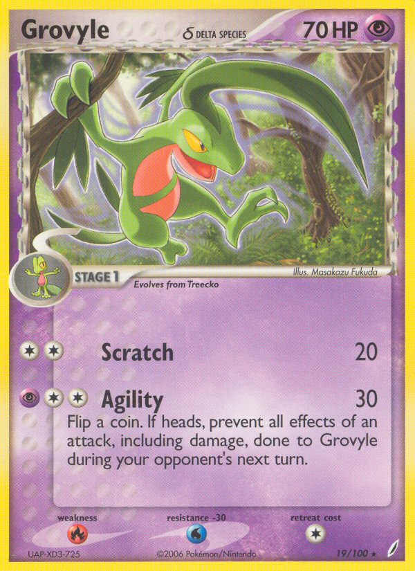 Grovyle δ #019 Crystal Guardians (EN)