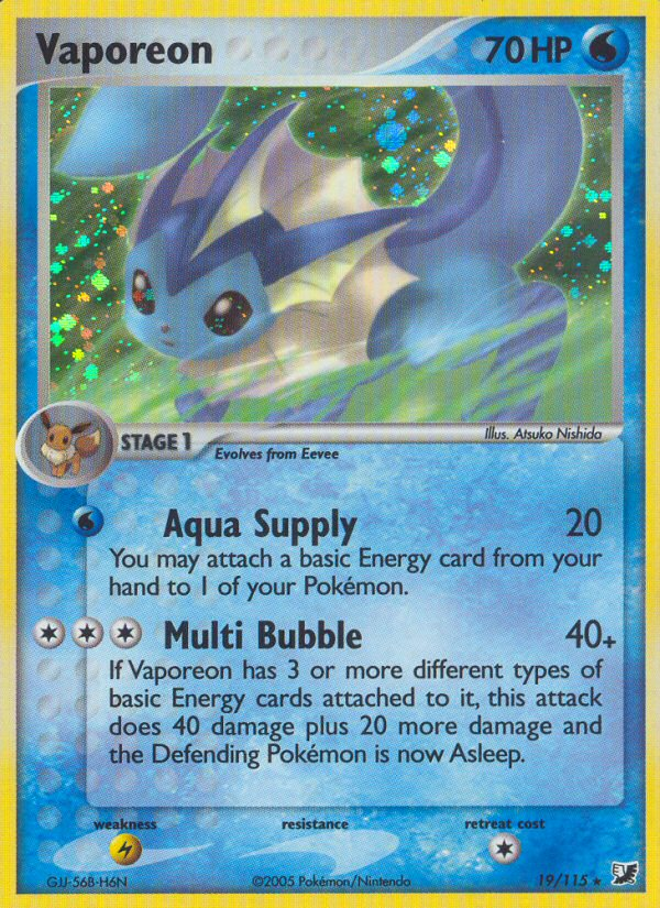 Vaporeon #019 Unseen Forces (EN)