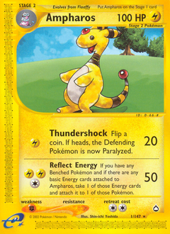 Ampharos #001 Aquapolis (EN)