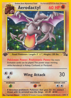 Aerodactyl #001 Fossil 1st Ed (ES)