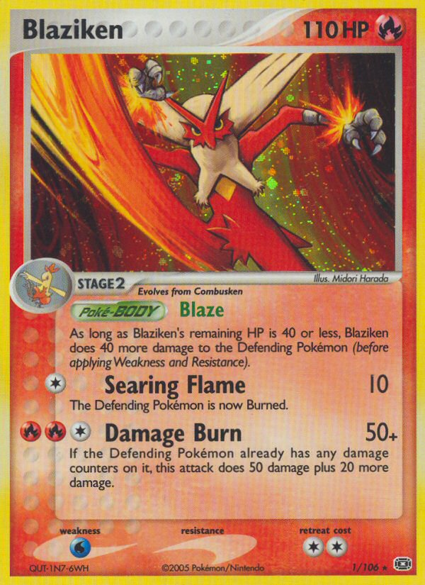 Blaziken #001 Emerald (EN)