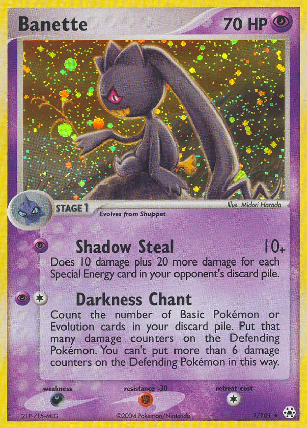 Banette #001 Hidden Legends (EN)