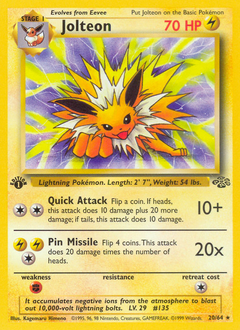 Jolteon #020 Jungle 1st Ed (ES)