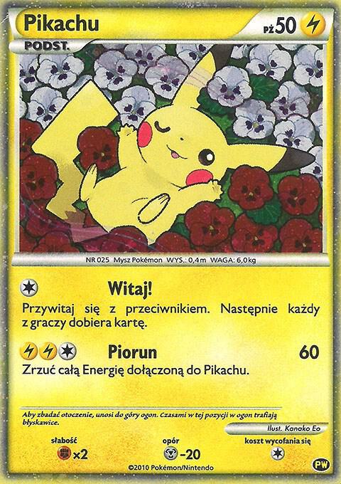 Pikachu Polaco #PW2 World Collection (PL)