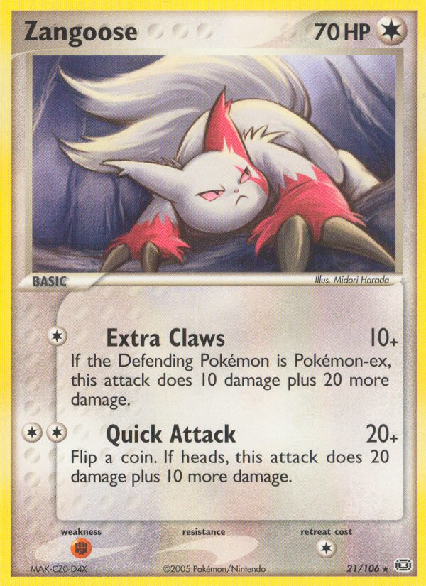 Zangoose #021 Emerald (EN)