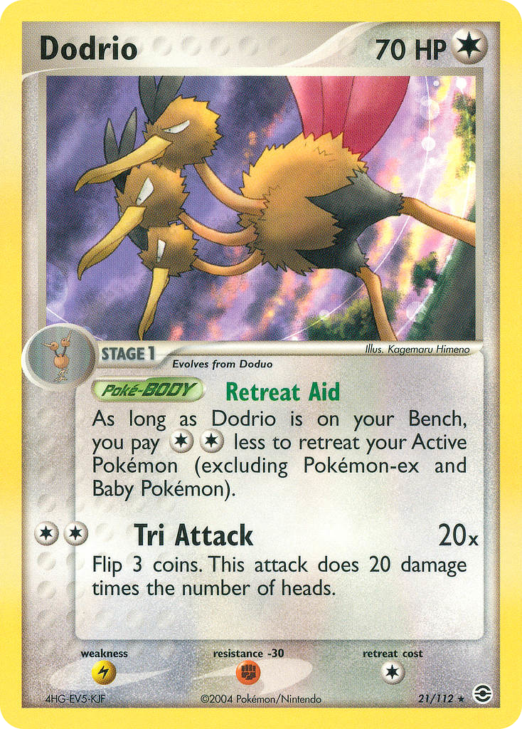 Dodrio #021 FireRed & LeafGreen (EN)