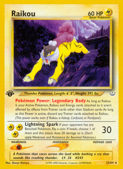 Raikou #022 Neo Revelation 1st Ed (EN)